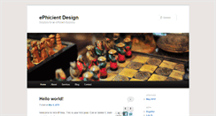 Desktop Screenshot of ephicientdesign.com