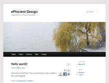 Tablet Screenshot of ephicientdesign.com
